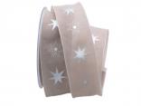 Weihnachtsband Gothland toffee 40mm mit Nylonkante Weihnachtsband Gothland toffee 40mm mit Nylonkante