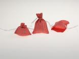 Dekosäckchen 7,5x10cm 10 Stück rot Dekosäckchen 7,5x10cm 10 Stück rot