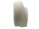 Baumwollband Jute creme 40mm ohne Draht