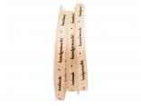 Spruchband "handmade*handgemacht" creme 10mm ohne Draht Spruchband "handmade*handgemacht" creme 10mm ohne Draht