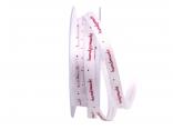 Spruchband "handmade*handgemacht" weiß 10mm ohne Draht Spruchband "handmade*handgemacht" weiß 10mm ohne Draht