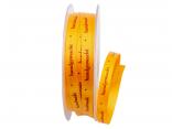 Spruchband "handmade*handgemacht" gelb 10mm ohne Draht Spruchband "handmade*handgemacht" gelb 10mm ohne Draht