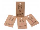 Geschenkanhänger Rudolf Ho Ho Ho 20 Stück Geschenkanhänger Rudolf Ho Ho Ho 20 Stück