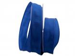 Uniband SONDERFARBE blau 25mm mit Drahtkante Uniband SONDERFARBE blau 25mm mit Drahtkante