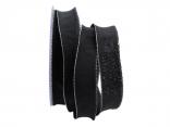 Uniband NATURAL schwarz mit Draht 25mm Uniband NATURAL schwarz mit Draht 25mm