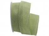 Baumwollband Cotton mintgrün 40mm ohne Draht Baumwollband Cotton mintgrün 40mm ohne Draht