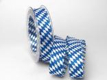 "Bayernraute" ohne Draht, 25mm Blau/Weiß "Bayernraute" ohne Draht, 25mm Blau/Weiß