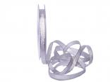 Brokatbändchen Silber 10mm ohne Draht Brokatbändchen Silber 10mm ohne Draht
