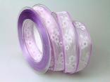 Dekoband Bali flieder 25mm mit Draht