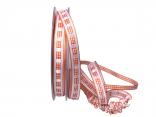 Dekoband Friends orange 15mm ohne Draht Dekoband Friends orange 15mm ohne Draht