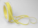 Dekoband Minna 7mm gelb ohne Draht