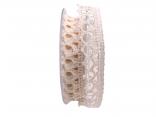 Dekoband Spitze 25 mm creme ohne Draht