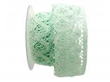 Dekoband Spitze 55mm mintgrün ohne Draht