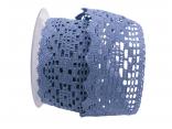 Dekoband Spitze 65mm blau hellohne Draht Dekoband Spitze 65mm blau hellohne Draht