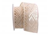 Dekoband Spitze 65mm creme dunkel ohne Draht Dekoband Spitze 65mm creme dunkel ohne Draht