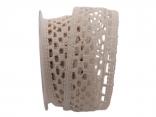 Dekoband Spitze creme 50mm ohne Draht