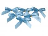 Fertigschleife 2-Flügel hellblau 15mm 25 Stück Fertigschleife 2-Flügel hellblau 15mm 25 Stück