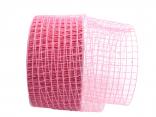Gitterband Grobgitter rosa 65mm ohne Draht Gitterband Grobgitter rosa 65mm ohne Draht