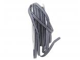Karoband Landhauskarobändchen nachtblau 6mm ohne Draht Karoband Landhauskarobändchen nachtblau 6mm ohne Draht