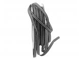 Karoband Landhauskarobändchen Schwarz ohne Draht 6mm Karoband Landhauskarobändchen Schwarz ohne Draht 6mm