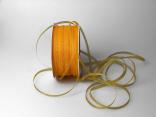 Organzabändchen 3mm gelb ohne Draht