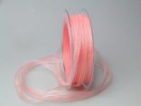 Organzaband 6mm lachs ohne Draht
