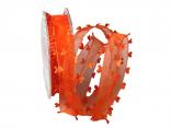 Organzaband Heart Picot Orange ohne Draht 25mm Organzaband Heart Picot Orange ohne Draht 25mm