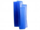 Organzaband Luminoso blau 25mm ohne Draht Organzaband Luminoso blau 25mm ohne Draht