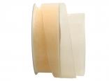 Organzaband Luminoso creme 40mm ohne Draht Organzaband Luminoso creme 40mm ohne Draht