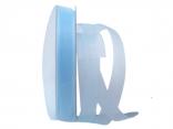 Organzaband Luminoso hellblau 15mm ohne Draht Organzaband Luminoso hellblau 15mm ohne Draht