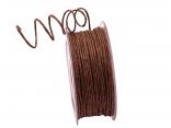 Papierkordel Braun 2mm mit Draht Papierkordel Braun 2mm mit Draht