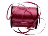 Polyband bordeaux ohne Draht 5mm