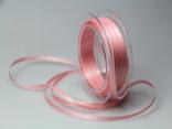 Satinbändchen Rosa ohne Draht 6mm Satinbändchen Rosa ohne Draht 6mm