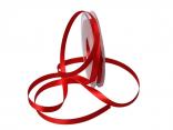 Satinbändchen Rot ohne Draht 10mm Satinbändchen Rot ohne Draht 10mm