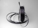 Satinbändchen Schwarz ohne Draht 3mm Satinbändchen Schwarz ohne Draht 3mm