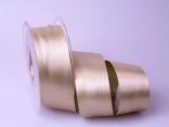 Satinband 40mm toffee ohne Draht