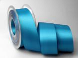Satinband 40mm türkis ohne Draht