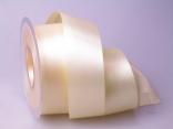 Satinband Creme ohne Draht 40mm Satinband Creme ohne Draht 40mm