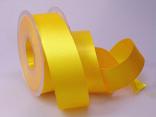 Satinband Gelb ohne Draht 40mm Satinband Gelb ohne Draht 40mm