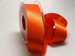 Satinband Orange ohne Draht 40mm Satinband Orange ohne Draht 40mm