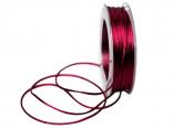 Satinkordel Bordeaux ohne Draht 2mm Satinkordel Bordeaux ohne Draht 2mm