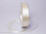 Satinkordel Creme ohne Draht 2mm Satinkordel Creme ohne Draht 2mm