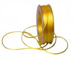 Satinkordel Gelb ohne Draht 2mm Satinkordel Gelb ohne Draht 2mm