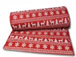 Tischband Norwegen 280mm rot ohne Draht