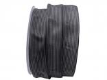 Trauerband Linee grau dunkel 25mm mit Draht