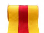 Uni Nationalband 175mm gelb / rot / gelb ohne Draht Uni Nationalband 175mm gelb / rot / gelb ohne Draht