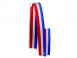 Uni Nationalband Frankreich Blau Weiß Rot ohne Draht 15mm Uni Nationalband Frankreich Blau Weiß Rot ohne Draht 15mm