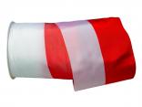 Uni Nationalband Polen 100mm rot / weiß ohne Draht Uni Nationalband Polen 100mm rot / weiß ohne Draht