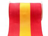 Uni Nationalband Spanien 180mm rot / gelb ohne Draht Uni Nationalband Spanien 180mm rot / gelb ohne Draht