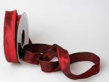 Uniband Bordeaux mit Draht 25mm Uniband Bordeaux mit Draht 25mm